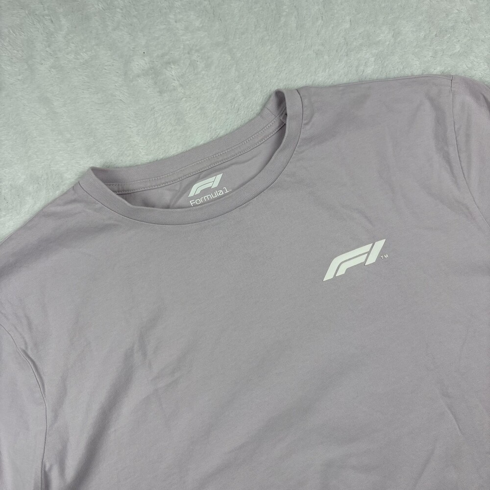 Formula1 Shirt Mens XL Purple F1 Auto Racing Official Cotton Tee Crewneck